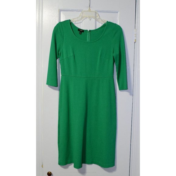 Green Talbots A-line dress size 2 P - Picture 1 of 4